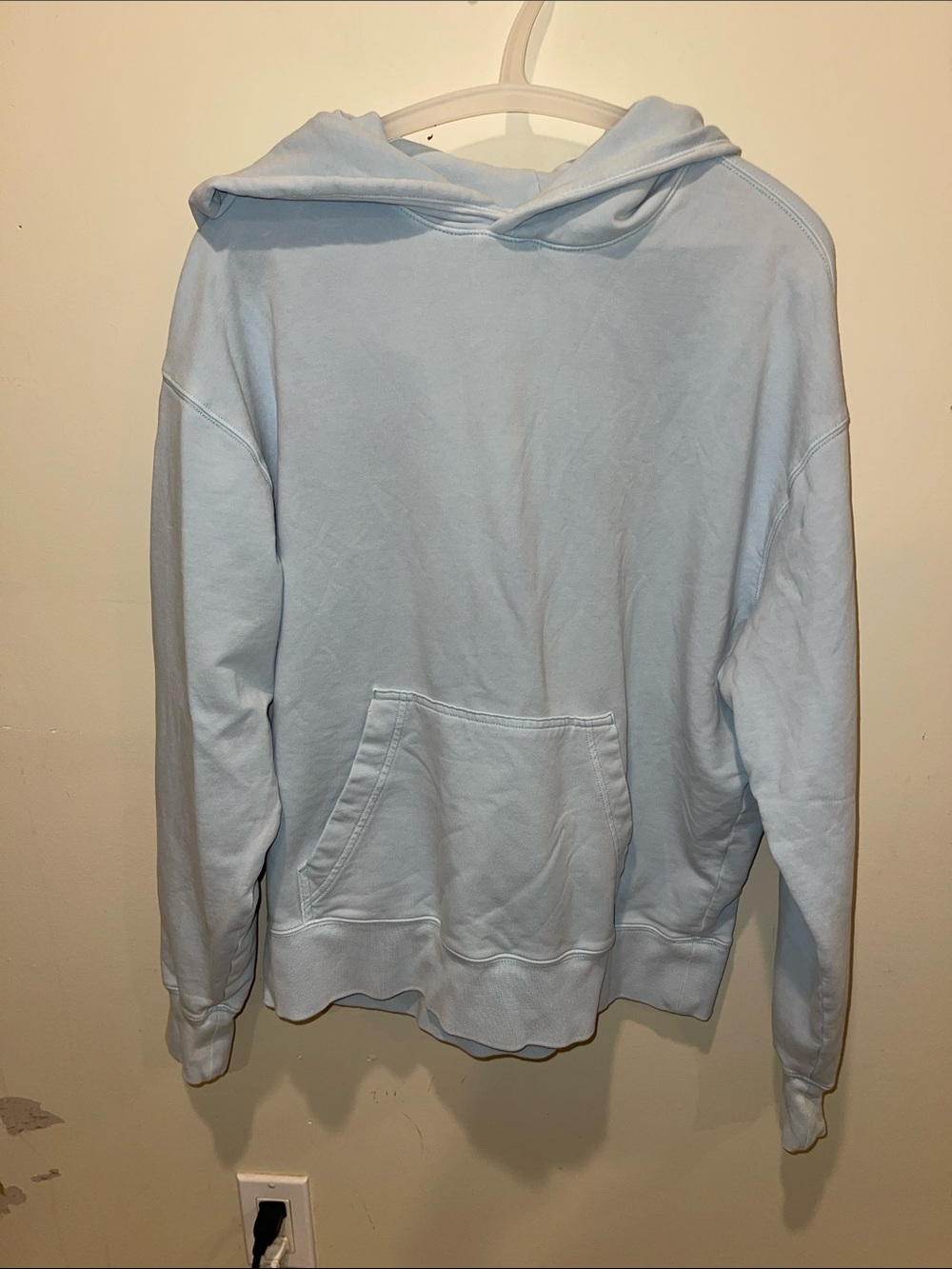 American Eagle Outfitters Light Blue Pullover Hoodie